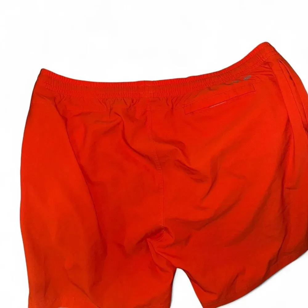 Columbia-sportswear Men's Orange and Red Swim-briefs-shorts